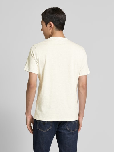 Casual Friday T-shirt met ronde hals, model 'JASPER' Offwhite - 5