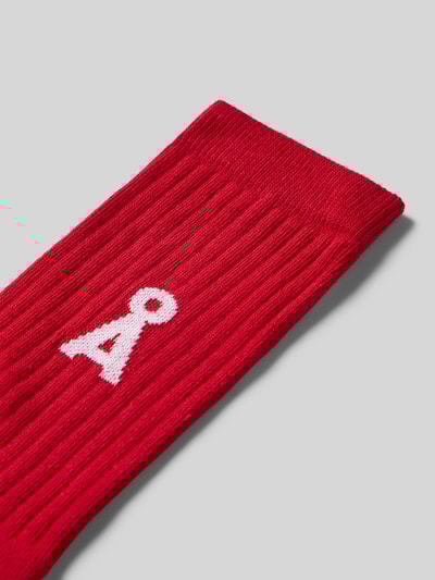 Armedangels Socken aus Baumwoll-Mix Modell 'SAAMUS BOLD' Rot 2