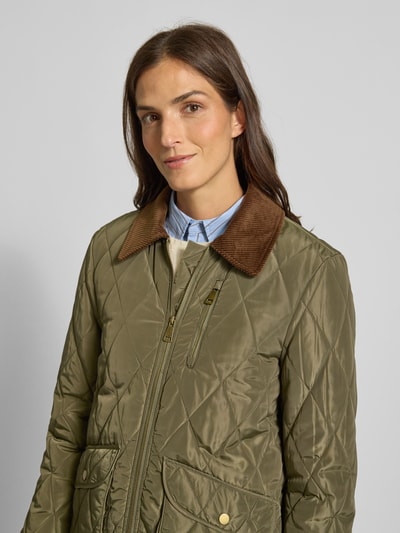 WHITE LABEL Jacke mit Steppnähten Khaki 3