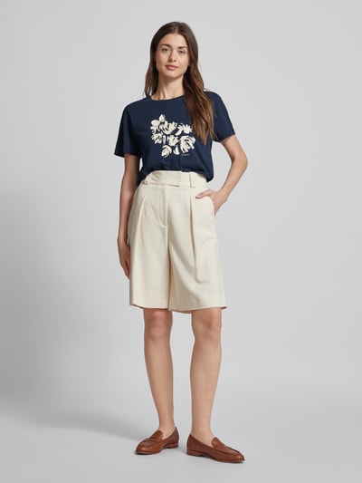 Tom Tailor T-Shirt mit floralem Print Marine 1