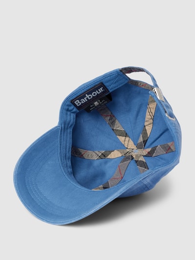 Barbour Basecap mit Label-Stitching Modell 'CASCADE' Bleu 2