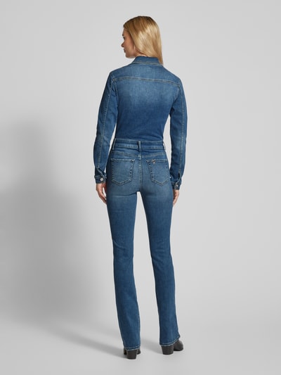 Liu Jo White Jumpsuit met borstzakken Jeansblauw - 5