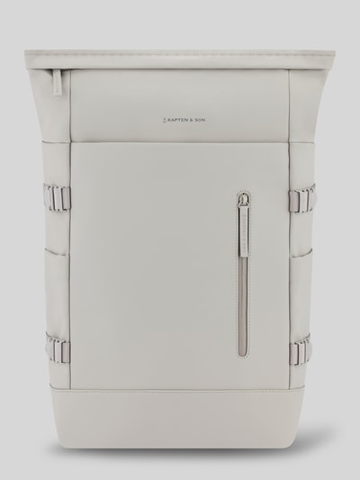 Kapten & Son Rucksack mit Kofferbefestigung Modell 'HELSINIKI PRO' Hellgrau 1