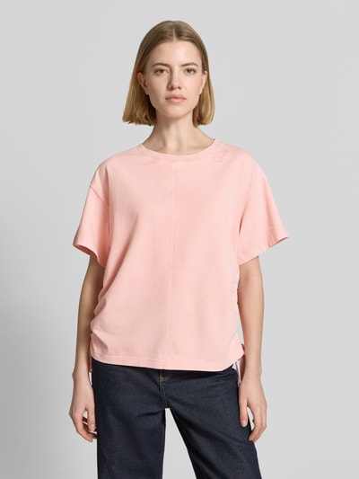 Marc Cain Sweatshirt mit seitlichen Kordelzügen Rosa 4