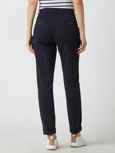 s.Oliver RED LABEL Chino met regular fit en stretch  Marineblauw - 5