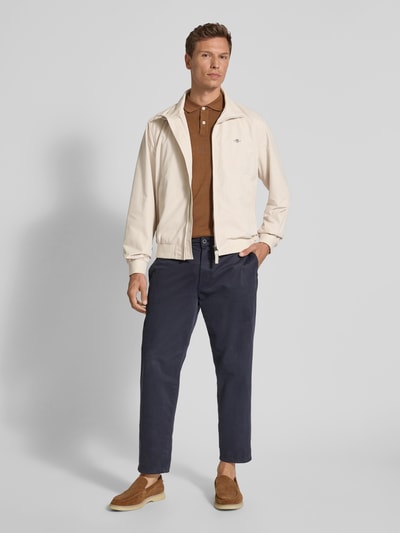 Gant Kurtka z wyhaftowanym logo model ‘LIGHTWEIGHT HAMPSHIRE’ Złamany biały 1
