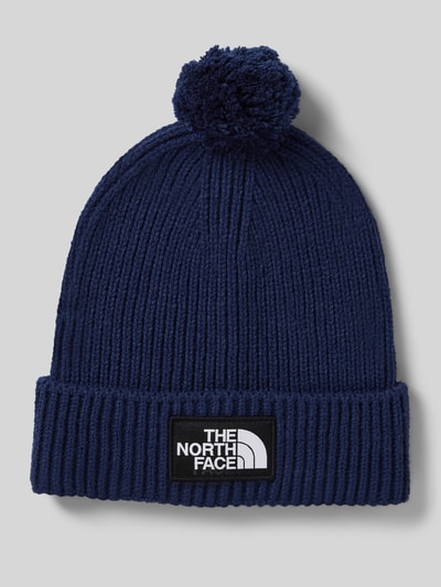 The North Face Beanie met labelpatch Donkerblauw - 1