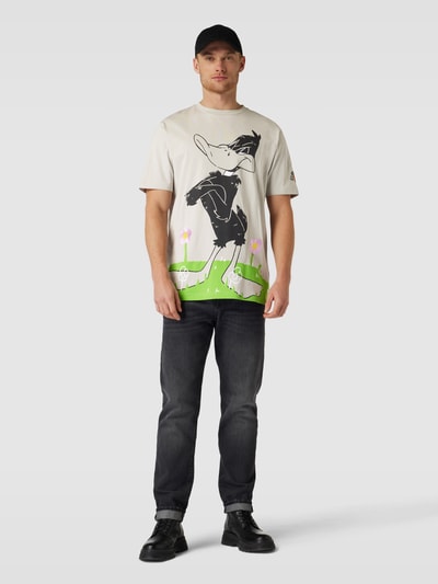 Iceberg T-shirt met Looney Tunes™-print Steengrijs - 1