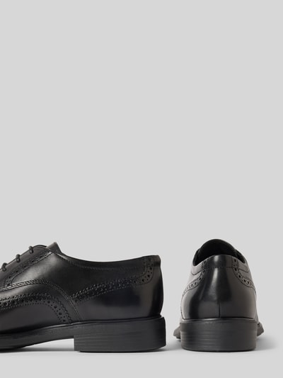 Geox Derby aus Leder Modell 'DUBLIN' Black 2
