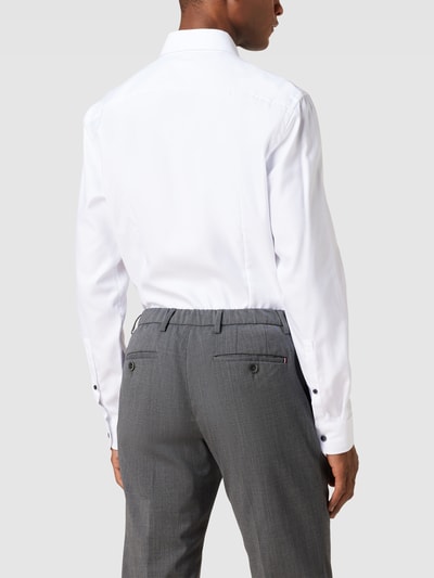 Jake*s Slim Fit Business-Hemd mit Kentkragen Weiss 5