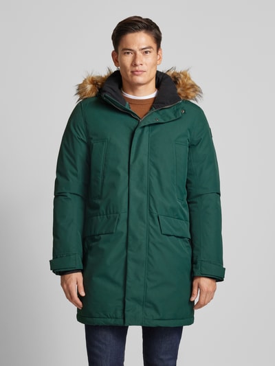 Icepeak Parka mit Kunstfellbesatz Modell 'ALAMOS' Oliv 4