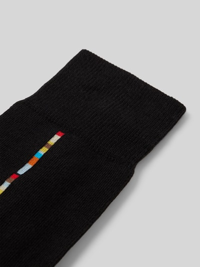 PAUL SMITH Socken mit Strukturmuster Modell 'VITTORE' Black 2