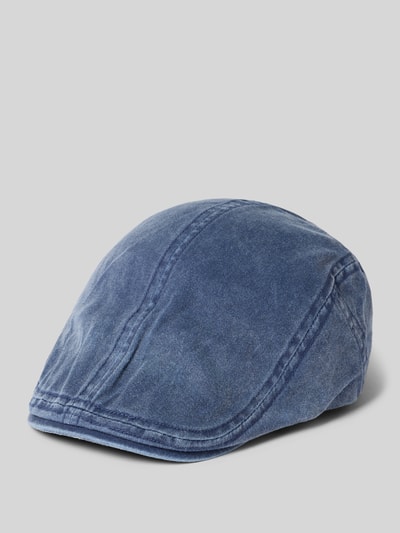 Müller Headwear Czapka typu flat cap w stylu denimu Jeansowy niebieski 1