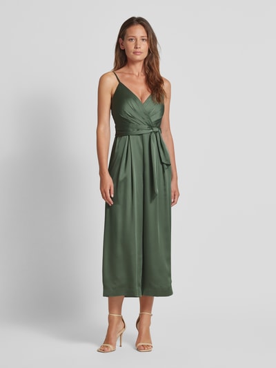 Jake*s Cocktail Jumpsuit mit Bindegürtel Gruen 4