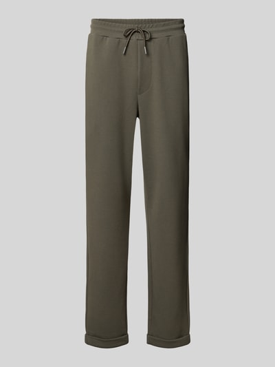 ONLY & SONS Schmale Jogginghose mit Viskose-Anteil Modell 'NEWKODYL' Schlamm 1