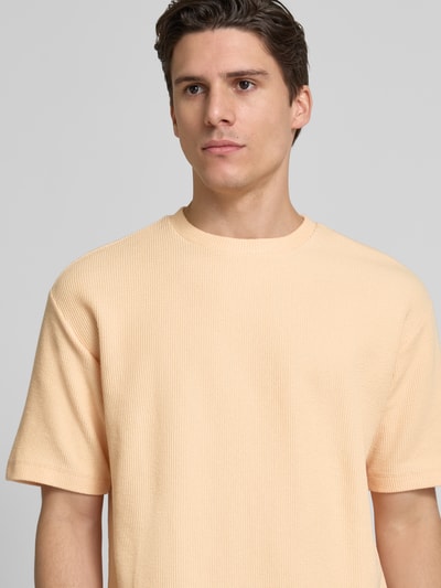 MCNEAL T-Shirt mit Strukturmuster  Apricot 3