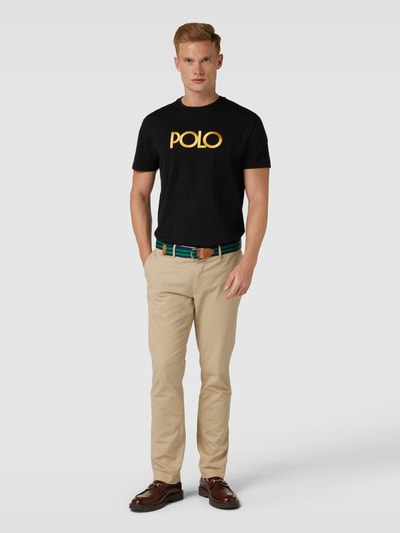 Polo Ralph Lauren T-Shirt mit Label-Stitching Black 1