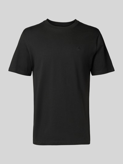 Scotch & Soda T-Shirt mit Logo-Stitching Black 2