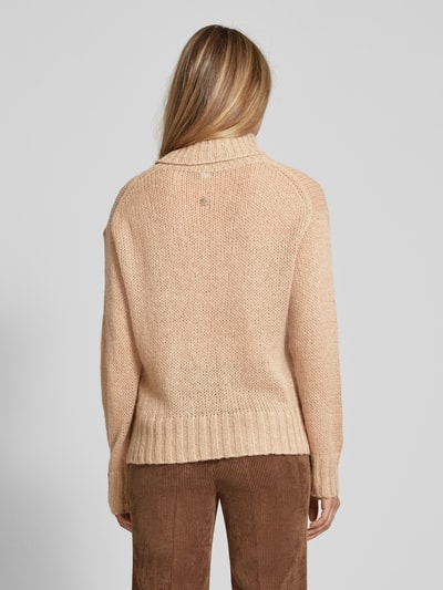 JOOP! Strickpullover mit Rollkragen Camel 5