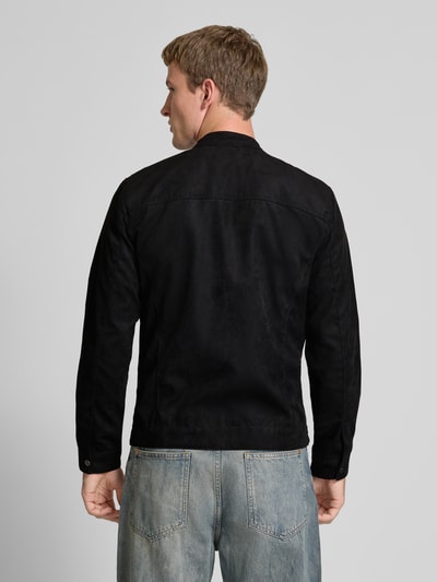 Only & Sons Regular Fit Blouson in Lederoptik Modell 'MIKE' Black 5