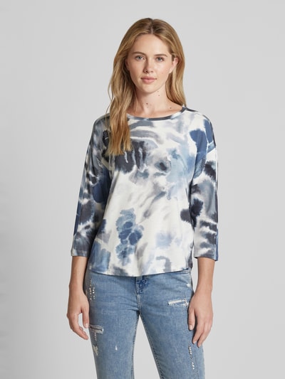 Monari Longsleeve mit 3/4-Arm Dunkelblau 4