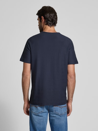 Lerros T-Shirt mit Brusttasche und Label-Stitching Modell 'SERAFINO' Black 5