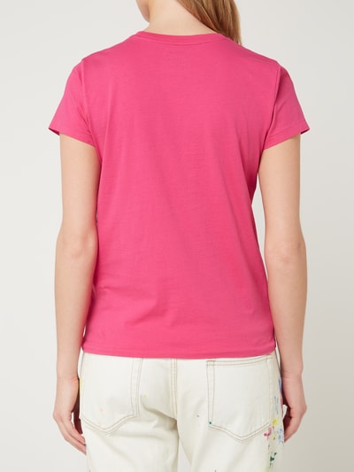 Polo Ralph Lauren T-Shirt mit Logo-Stickerei  Pink 5