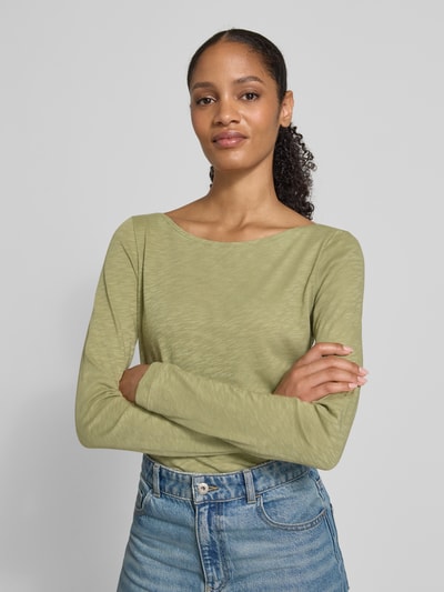 Marc O'Polo Regular Fit Langarmshirt aus reiner Baumwolle Lind 3