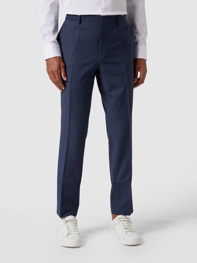 HUGO Slim fit pantalon met stretch, model 'Getlin' Blauw - 4