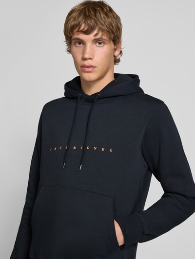 Jack & Jones Hoodie mit Label-Print Marine 3