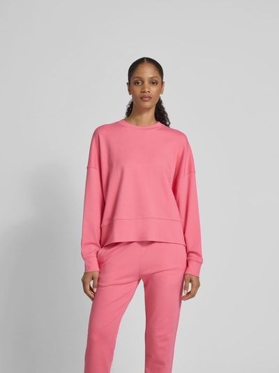 Juvia Oversized Sweatshirt aus Baumwolle Pink 4