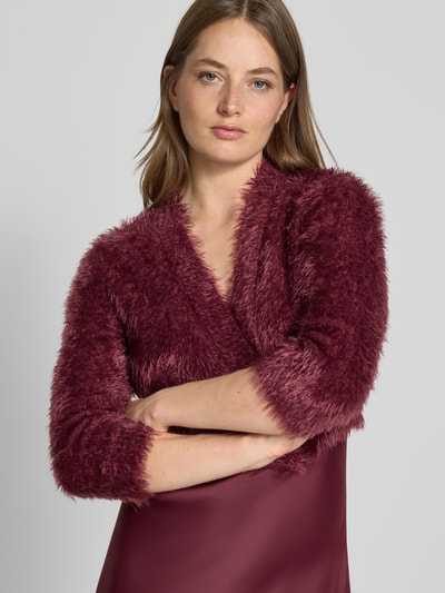 V.M. Bolero mit 3/4-Ärmel Bordeaux 3