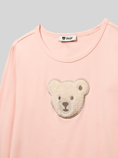 Steiff Longsleeve mit Motiv-Stitching Rosa 2