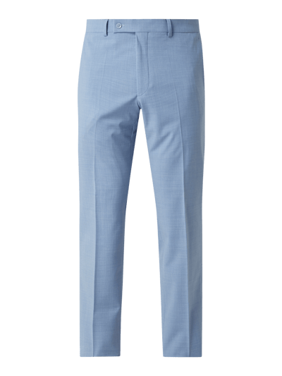 HECHTER PARIS Modern fit pantalon met scheerwol  Lichtblauw - 2