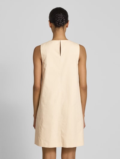 Weekend Max Mara Minikleid aus Baumwoll-Leinen-Mix Modell 'DONALD' Offwhite 5