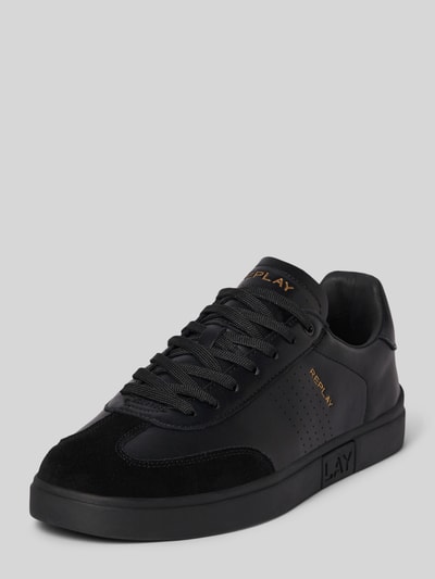 Replay Sneaker mit Label-Print Modell 'POLYS' Black 1