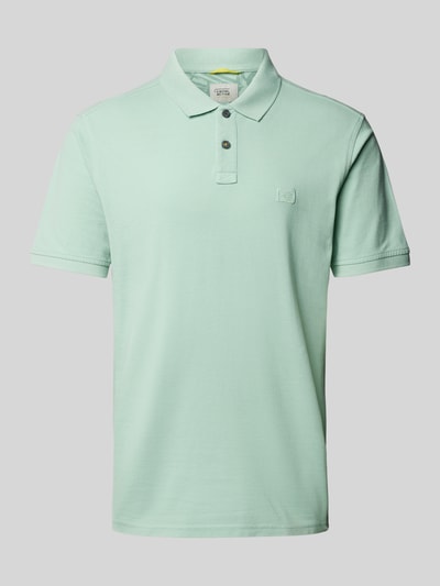 camel active Regular Fit Poloshirt mit Logo-Stitching Aqua 2