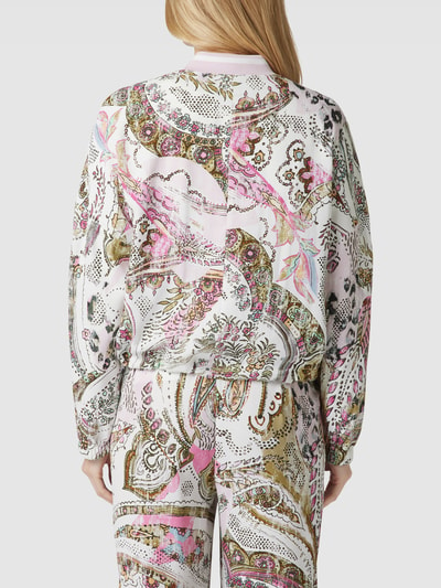 Marc Cain Blouson met all-over motief Lichtroze - 5