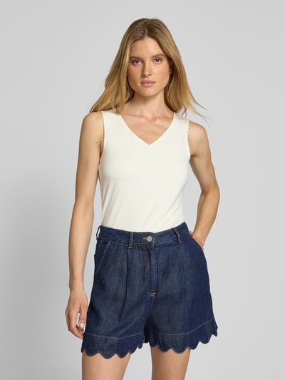 Soyaconcept Trägertop mit V-Ausschnitt Modell 'Marica' Offwhite 4