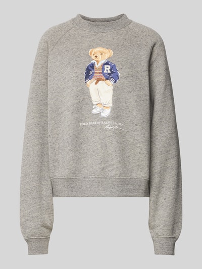 Polo Ralph Lauren Sweatshirt met motief- en labelprint Middengrijs - 2