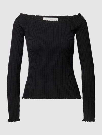 Guess Strickpullover mit Raglanärmeln Black 2