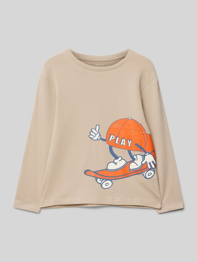 Name It Longsleeve mit Motiv-Print Modell 'MOTIS' Sand 1