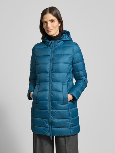 Christian Berg Woman Selection Gewatteerde jas met capuchon Petrol - 4