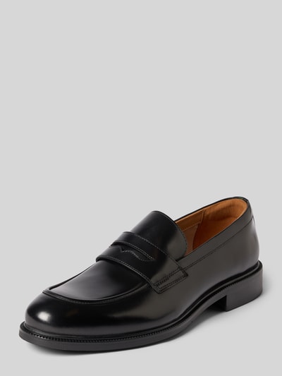 Steve Madden Loafer aus Rindsnappa mit Gummisohle Black 1