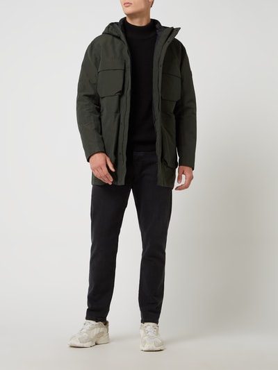 Selected Homme Parka mit Wattierung Modell 'Lars' Khaki 1