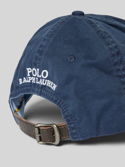 Polo Ralph Lauren Baseballpet met logostitching Donkerblauw - 3