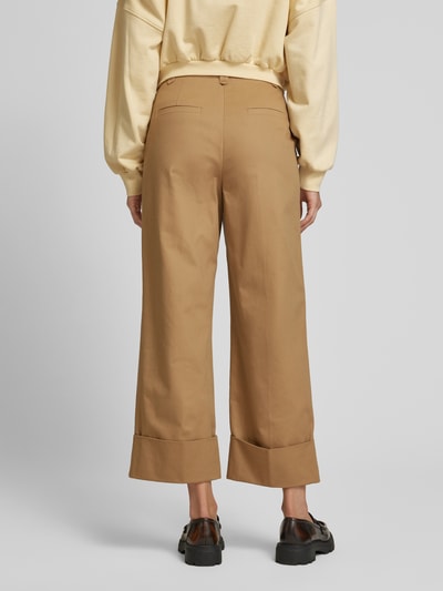 INFLUENCER'S CHOICE BY P&C* Spodnie o kroju tapered fit ze szlufkami na pasek Jasnobrązowy 5