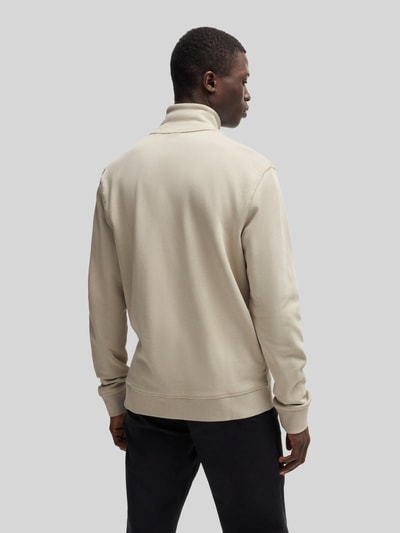 BOSS Orange Regular Fit Sweatjacke aus reiner Baumwolle Sand 5