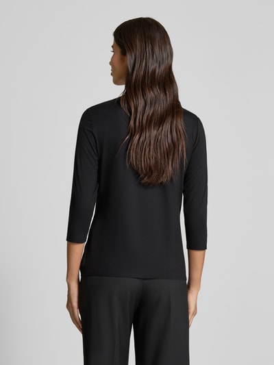 comma Blouseshirt met V-hals en 3/4-mouwen Zwart - 5