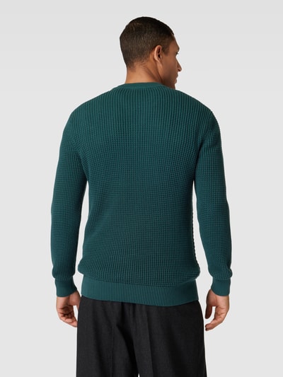 Esprit Collection Strickpullover mit gerippten Abschlüssen Dunkelgruen 5